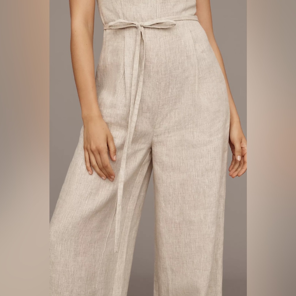 NWT Reformation Ciara Linen Jumpsuit - Picture 3 of 7